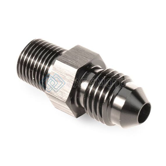 SNOW PERFORMANCE SNO-804-BRD 1/8IN NPT TO 4AN STRAIGHT WATER FITTING (BLACK)