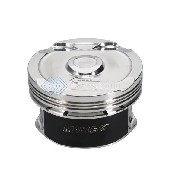 MANLEY 595710CE-8 2018+ FORD COYOTE 5.0L DOHC -6CC DISH 3.672IN BORE 10:1 CR PLATINUM EXTREME DUTY PISTON SET