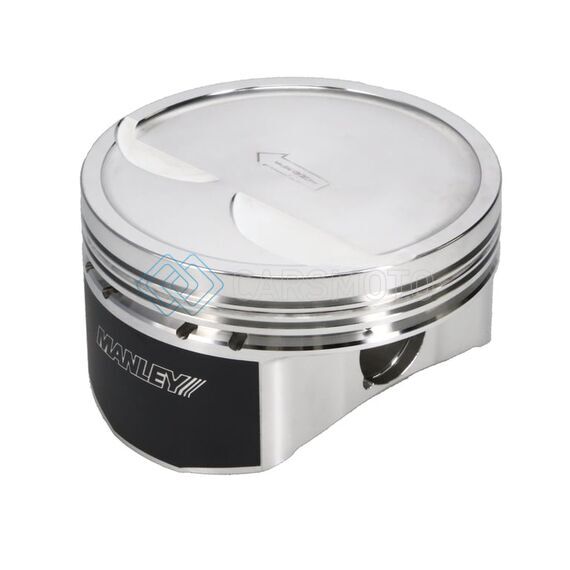 MANLEY 596170C-8 SMALL BLOCK CHEVY LS SERIES 4.070IN BORE - 1.304IN CD - -10 CC DISH PLATINUM SERIES PISTONS