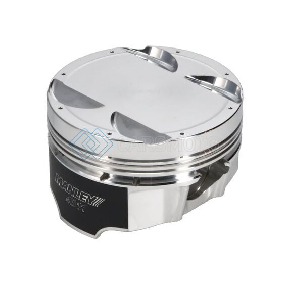MANLEY 624300CE-4 MITSUBISHI 4B11 86MM BORE 9.0:1 CR -5CC DISH TURBO TUFF PISTON SET W/ RINGS