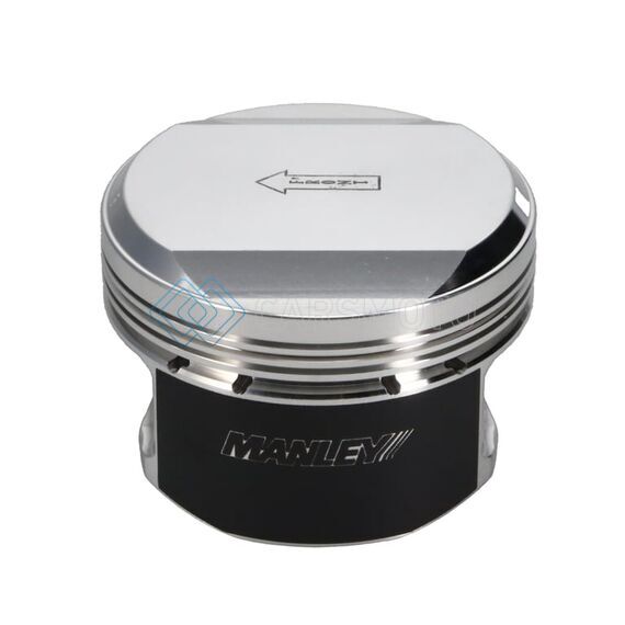 MANLEY 643105CE-6 NISSAN RB26DETT 86.5MM BORE 9.0 CR +17CC DOME EXTREME DUTY PISTON SET W/ RINGS