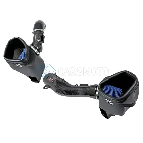 AFE 57-10006R TRACK SERIES STG 2 CARBON FIBER INTAKE W/PRO 5R MEDIA 15-20 BMW M3/M4(F80/82/83) L6-3.0L(TT) S55