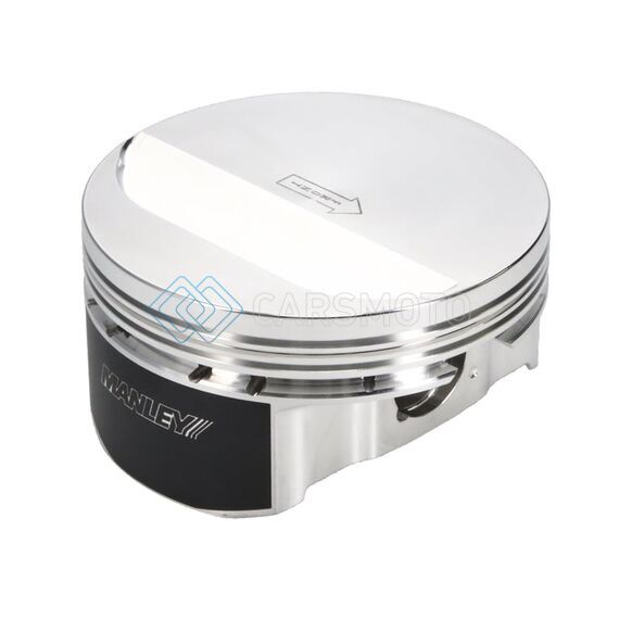 MANLEY 592300C-8 CHEVROLET LS SERIES 4.000IN STROKE 4.125IN BORE -5CC FLAT TOP STANDARD PISTONS - SET OF 8