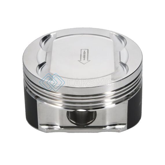 MANLEY 599610C-6 FORD 3.7L CYCLONE 3.770IN BORE +2.0CC COATED DOME PLATINUM SERIES PISTONS