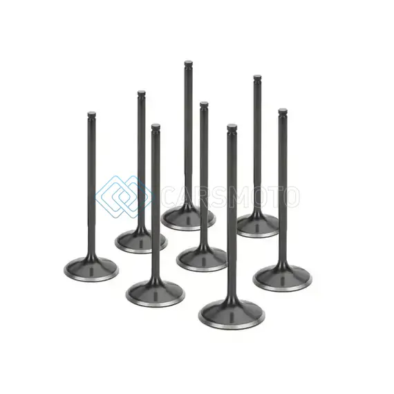 SUPERTECH TIVN-1031F-8 TOYOTA CELICA 2ZZ 34X5.48X111.25MM FLAT BLACK NITRIDE INTAKE VALVE - SET OF 8