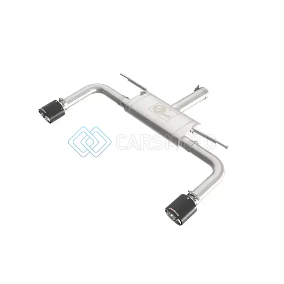 AFE 49-36355-C MACHFORCE XP EXHAUSTS AXLE-BACK 21-24 BMW 228I 2.0T (SS W/ CARBON TIPS)
