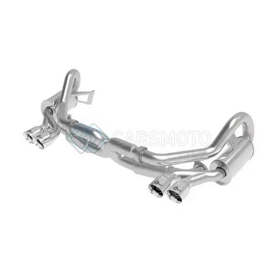 AFE 49-36406-1P MACHFORCE XP 12-16 PORSCHE 911 CARRERA H6-3.8L SS-304 CAT-BACK EXHAUST W/ POLISHED QUAD TIPS