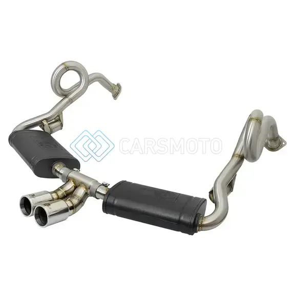 AFE 49-36415-P MACHFORCE-XP 2IN 304 SS CAT-BACK EXHAUST W/POLISHED TIPS 13-16 PORSCHE BOXSTER/CAYMAN 2.7L/3.4L
