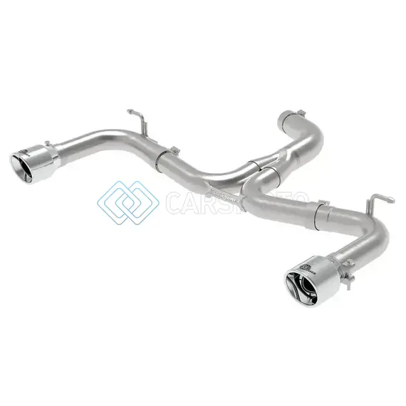 AFE 49-36417-P MACH FORCE-XP 3IN TO 2-1/2IN STAINLESS STEEL AXLE-BACK EXHAUST - 15-17 VOLKSWAGEN GTI