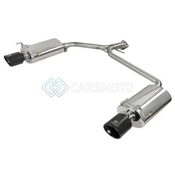 AFE 49-36604-B TAKEDA 2.25-1.75IN 304 SS AXLE-BACK EXHAUST W/ BLACK TIPS 13-17 HONDA ACCORD SPORT SEDAN I4-2.4L