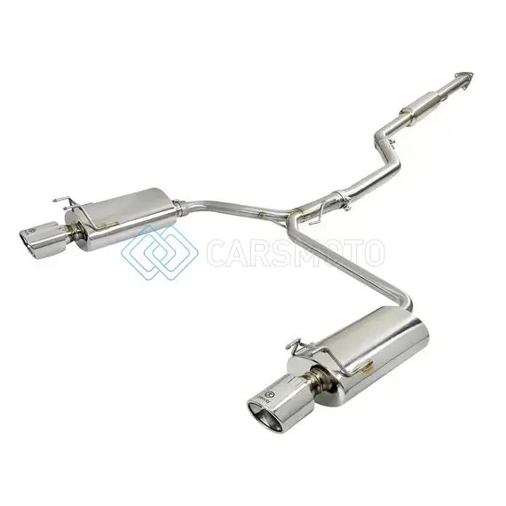 AFE 49-36605 TAKEDA EXHAUST 304SS DUAL CAT-BACK W/ POLISHED TIPS 13-17 HONDA ACCORD LX/EX/EX-L SEDAN L4 2.4L