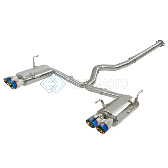 AFE 49-36801-L TAKEDA 3IN 304 SS CAT-BACK EXHAUST SYSTEM 15-18 SUBARU WRX/WRX STI H4-2.0/2.5L (T)