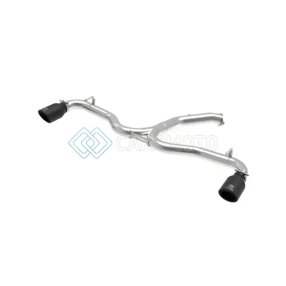 AFE 49-37002-1B TAKEDA 3-2.5IN 304 SS AXLE-BACK EXH SYSTEM W/BLACK TIP 2018 HYUNDAI ELANTRA GT SPORT I4-1.6L (T)