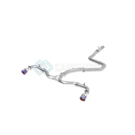 AFE 49-37003-1L TAKEDA 304SS CAT-BACK EXHAUST W/BLUE FLAME TIPS 2018 HYUNDAI ELANTRA GT SPORT I4 1.6L (T)