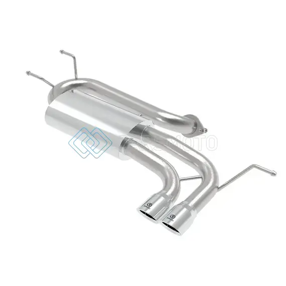 AFE 49-37004-P TAKEDA 2-1/2IN 304 SS AXLE-BACK EXHAUST W/ POLISHED TIP 16-19 MAZDA MIATA L4 2.0L
