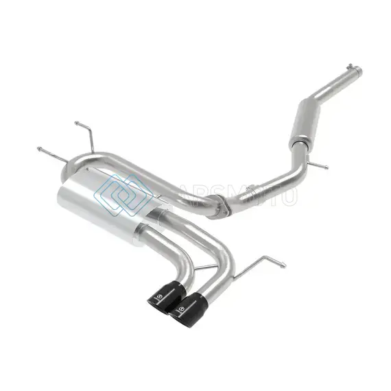 AFE 49-37005-B TAKEDA 2-1/2IN SS-304 CAT-BACK EXHAUSTS W/ BLACK TIP 16-19 MAZDA MX-5 MIATA ND 2.0T