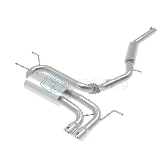 AFE 49-37005-P TAKEDA 2-1/2IN SS-304 CAT-BACK EXHAUSTS W/ POLISHED TIP 16-19 MAZDA MX-5 MIATA ND 2.0T