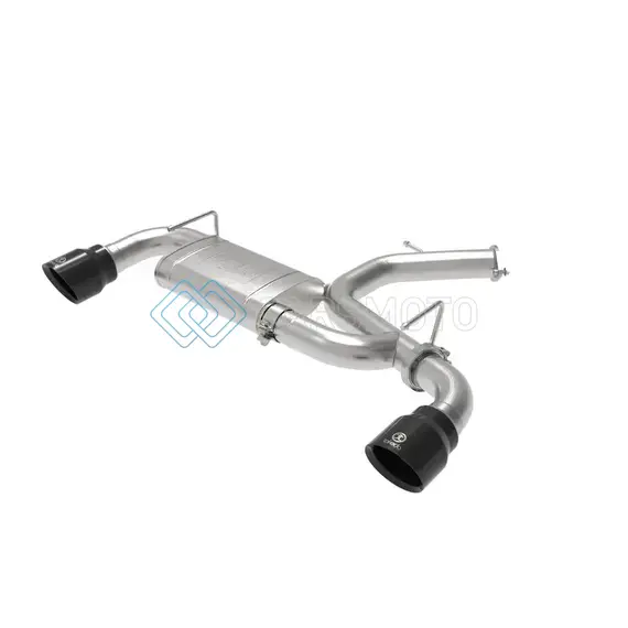 AFE 49-37009-B TAKEDA EXHAUST AXLE-BACK 19-20 HYUNDAI VELOSTER N 304SS BLACK DUAL TIPS EXHAUST