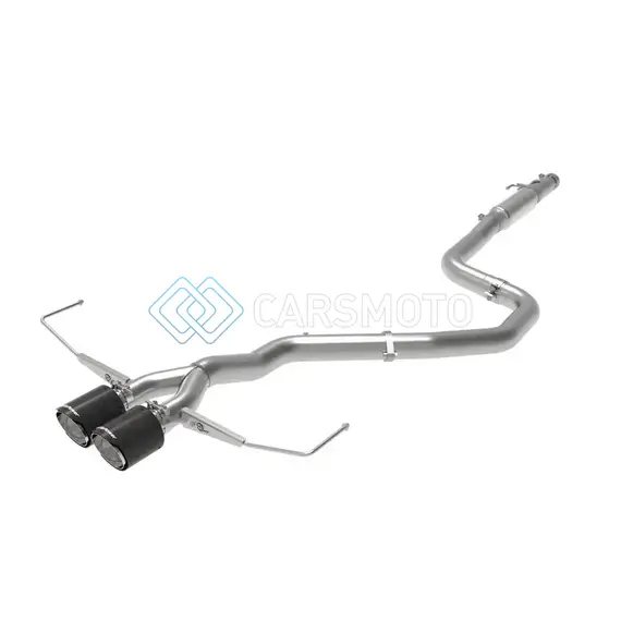 AFE 49-37011-C TAKEDA EXHAUST CAT-BACK 19-20 HYUNDAI VELOSTER 304SS CARBON FIBER DUAL TIPS EXHAUST