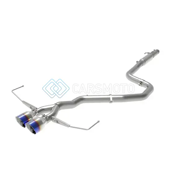 AFE 49-37011-L TAKEDA EXHAUST CAT-BACK 19-20 HYUNDAI VELOSTER 304SS BLUE FLAME DUAL TIPS EXHAUST