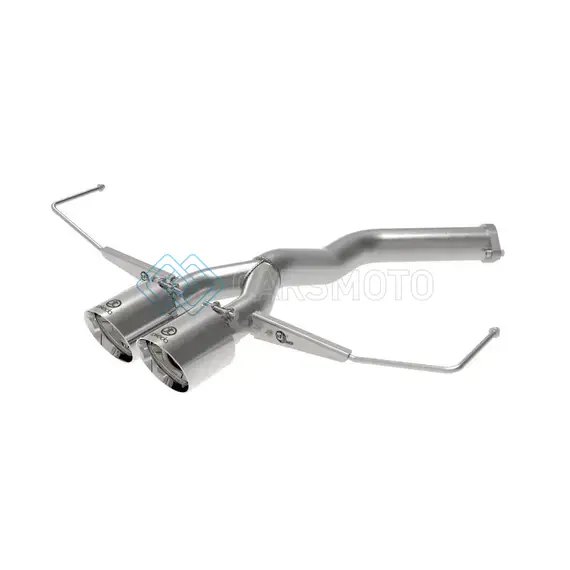 AFE 49-37012-P TAKEDA 3IN-2.5IN 304 SS AXLE-BACK EXHAUST W/POLISHED TIP 19-20 HYUNDAI VELOSTER I4-1.6L(T)