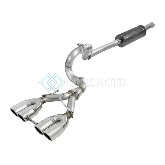 AFE 49-38071-P REBEL SERIES 2.5IN. 304 SS C/B EXHAUST SYSTEM 2018 JEEP WRANGLER (JL) V6-3.6L - POLISHED TIP