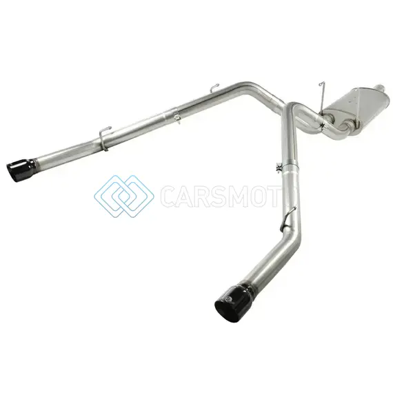 AFE 49-42013-B MACHFORCE XP EXHAUSTS CAT-BACK SS-409 EXH CB DODGE RAM 1500 5.7L HEMI 09-13 GLOSSED BLACK