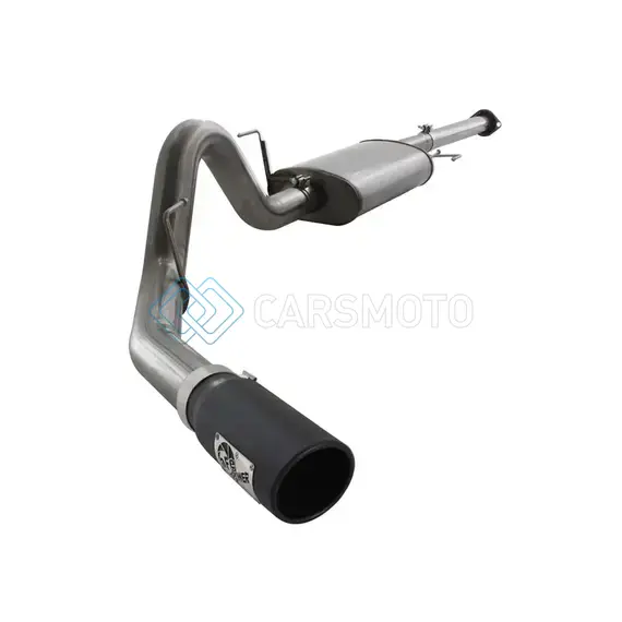 AFE 49-43038-B MACHFORCE XP EXHAUSTS CAT-BACK SS 409 EXH WRINKLE BLACK CB FORD F-150 11-12 V6-3.5L (TT)