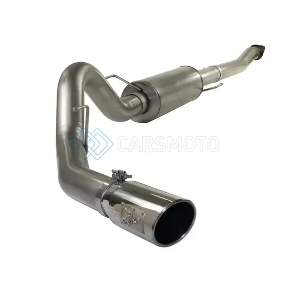 AFE 49-43041-P MACHFORCE XP EXHAUST CAT-BACK SS-409 4IN POLISHED TIP 11-12 FORD F-150 ECOBOOST V6-3.5L (TT)
