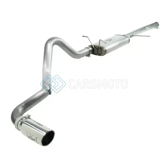 AFE 49-43043-P MACHFORCE XP EXHAUST CAT-BACK 3IN SS-409 W/ POLISHED TIP 97-03 FORD F-150 V8 4.6/5.4L