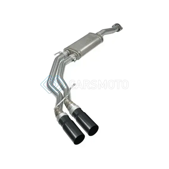 AFE 49-43081-B REBEL EXHAUSTS 3IN SS CAT-BACK 15-16 FORD F-150 ECOBOOST V6 2.7/3.5L V8 5.0L W/ BLACK TIPS