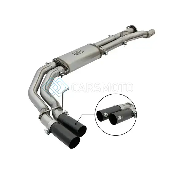 AFE 49-43091-B POWER REBEL SERIES 3IN 409 SS CAT BACK EXHAUST W/ BLACK TIPS 17 FORD F-150 RAPTOR V6-3.5L