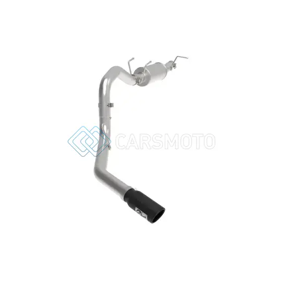 AFE 49-43116-B APOLLO GT SERIES 3-1/2IN 409 SS AXLE-BACK EXHAUST 17-20 FORD F-250/F-350 6.2/7.3L W/ BLACK TIPS