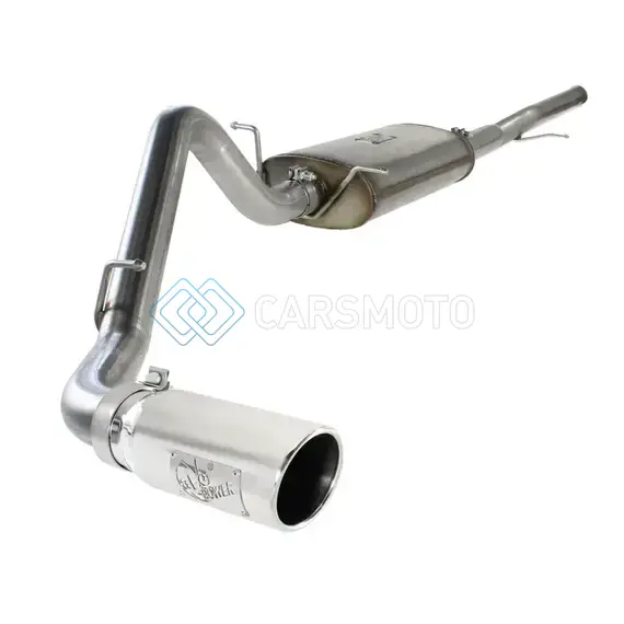 AFE 49-44038-P MACHFORCE XP EXH CB, STAINLESS STEEL GM SILVERADO/SIERRA 1500 2014 V*-5.3/6.2L POLISHED TIP