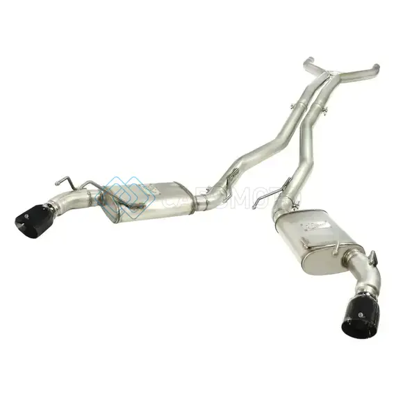 AFE 49-44039-B MACHFORCE XP EXHAUST 3IN STAINLESS STEE CB/10-13 CHEVY CAMARO V8-6.2L (TD) (GLOSS BLK TIP)