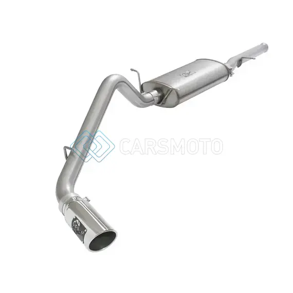 AFE 49-44072-P MACHFORCE XP EXHAUSTS CAT-BACK POLISHED TIPS 09-17 GM SILVERADO 1500 4.3/5.3L REGCAB SB/LB