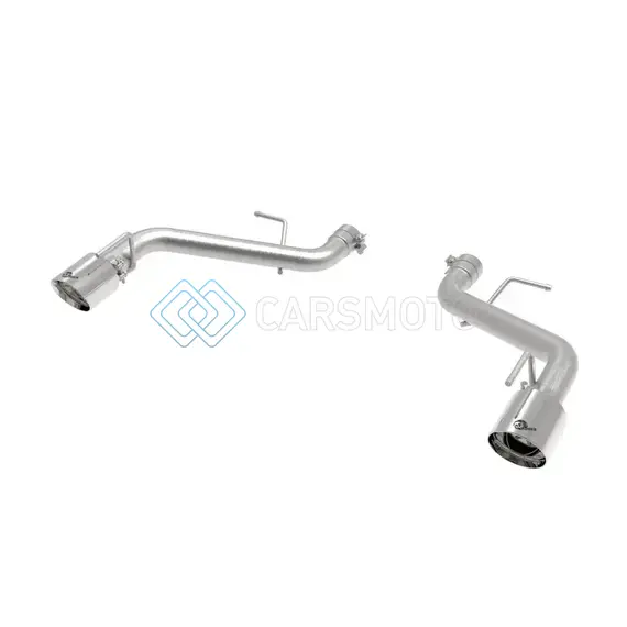 AFE 49-44118-P POWER MACH FORCE-XP 2.5IN AXLE-BACK EXHAUST SYSTEM 16-20 CHEVROLET CAMARO SS V8 6.2L - POLISHED