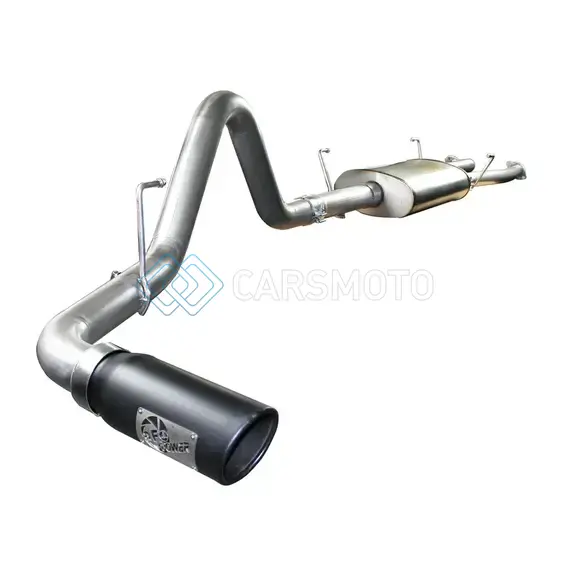 AFE 49-46009-B MACHFORCE XP EXHAUSTS CAT-BACK SS-409 EXH CB TOYOTA TUNDRA 07-09 V8-4.7L (BLK TIP)