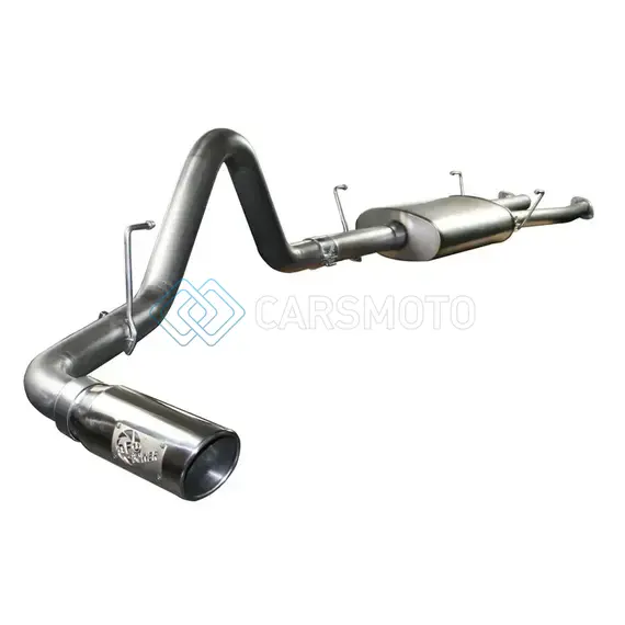 AFE 49-46009-P MACHFORCE XP EXHAUSTS CAT-BACK SS-409 EXH CB TOYOTA TUNDRA 07-09 V8-4.7L (POL TIP)