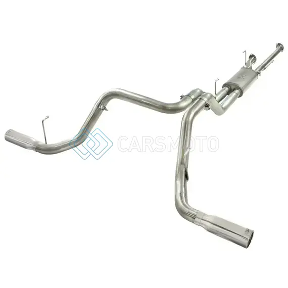 AFE 49-46014-P MACHFORCE XP 2-1/2IN TO 3IN 409 SS CAT-BACK EXHAUST W/ POLISHED TIPS 10-17 TOYOTA TUNDRA V8 5.7L
