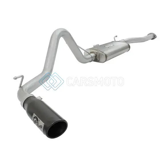 AFE 49-46024-B MACH FORCE XP 2.5IN CAT-BACK STAINLESS STEEL EXHAUST SYSTEM W/BLACK TIP TOYOTA TACOMA 13-14 2.7L