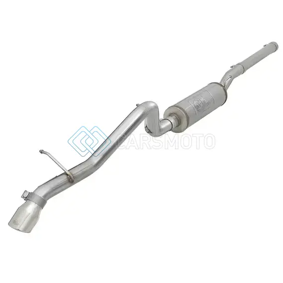 AFE 49-48057-P MACH FORCE-XP 2.5IN 409SS HI-TUCK CAT-BACK EXHAUST W/POLISHED TIP 07+ JEEP WRANGLER JK 3.6L/3.8L
