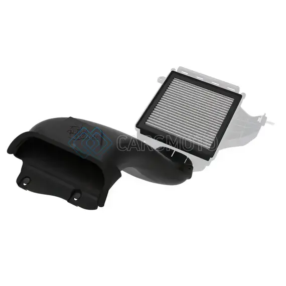 AFE 55-11001D 21-24 FORD F-150 V6/V8 DYNAMIC AIR SCOOP W/ PRO DRY S FILTER (D.A.S. PLUS)