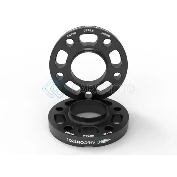 AFE 610-502004-B CONTROL BILLET ALUMINUM WHEEL SPACERS 5X120 CB72.6 20MM - BMW