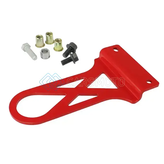 AFE 450-401002-R CONTROL PFADT SERIES FRONT TOW HOOK RED 97-04 CHEVROLET CORVETTE (C5)