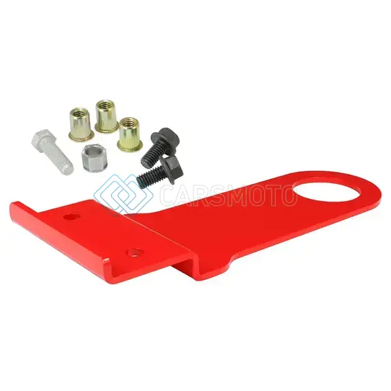 AFE 450-401005-R CONTROL FRONT TOW HOOK RED 05-13 CHEVROLET CORVETTE (C6)