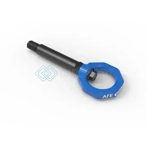 AFE 450-502002-L CONTROL REAR TOW HOOK BLUE BMW F-CHASSIS 2/3/4/M