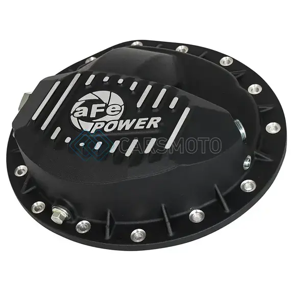 AFE 46-70362 POWER PRO SERIES REAR DIFFERENTIAL COVER BLACK W/MACHINED FINS 16-17 NISSAN TITAN XD(AAM 9.5-14)