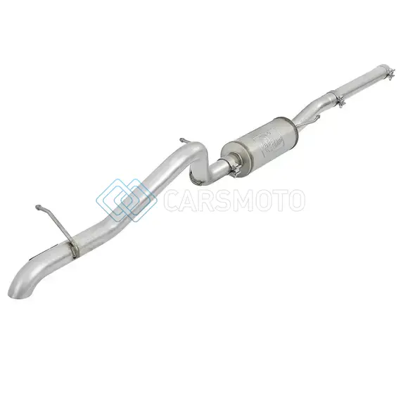 AFE 49-08055 SCORPION 2-1/2IN ALUMINIZED STEEL CAT-BACK EXHAUST 07-18 JEEP WRANGLER (JK) V6 3.6L/3.8L (2/4DR)