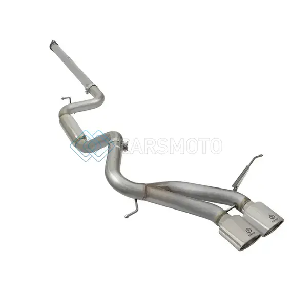 AFE 49-33083-P POWER TAKEDA 3IN 304 SS CAT-BACK EXHAUST W/ POLISHED TIPS 13-17 FORD FOCUS ST L4-2.0L (T)